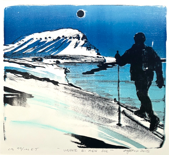 Original grafikk av Olaf Storø. Svalbard