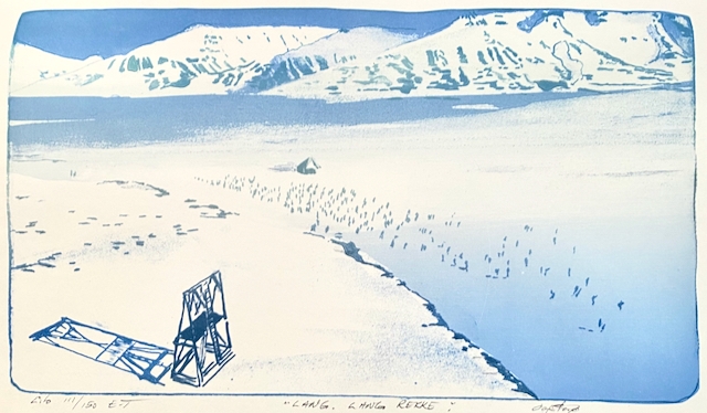 Original grafikk av Olaf Storø. Svalbard